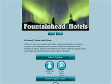 Tablet Screenshot of fountainheadhotels.com